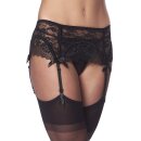 Amorable Garter Belt with G-String and Stockings Black...