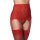 Amorable Garter Belt with G-String and Stockings Red S-M