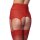 Amorable Garter Belt with G-String and Stockings Red S-M