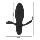 Crazy Bull vibrating Analplug Fitch Black Ø 3,3 cm