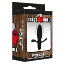 Crazy Bull vibrating Analplug Fitch Black Ø 3,3 cm