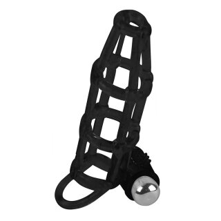 Crazy Bull Sweet Cage Penishülle mit Vibration Schwarz