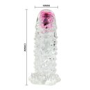 Crazy Bull Penishülle mit Vibration Brave Man 2 Transparent