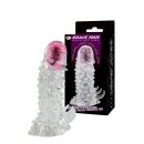 Crazy Bull Penishülle mit Vibration Brave Man 2 Transparent