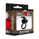 Crazy Bull Eudora Penisring mit Vibration Schwarz Ø 2,5 cm