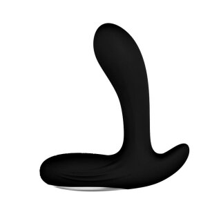 Crazy Bull Backie Prostatamassager mit Vibration Schwarz Ø 3.5 cm
