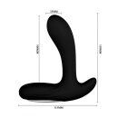 Crazy Bull Backie Prostatamassager mit Vibration Schwarz Ø 3.5 cm