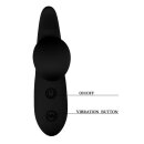 Crazy Bull Backie Prostatamassager mit Vibration Schwarz Ø 3.5 cm