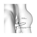 DORCEL Cockring with clitoral stimulation gray