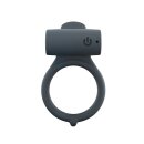 DORCEL Cockring with clitoral stimulation gray