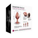 DORCEL Diamond Plug M - Rose 3.4 cm