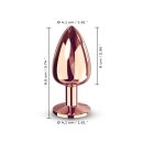 DORCEL Diamond Plug L - Rose 4.1 cm
