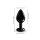 DORCEL Diamond Plug Size M - Black 3.4 cm