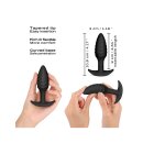 DORCEL Wavy Plug - Anal Plug Black 3 cm