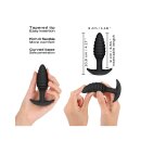 DORCEL Spiral Plug -Anal Plug Black 3 cm