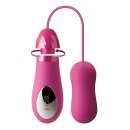 DORR Fulfilled Vibrator mit austauschbaren Aufsätzen Pink