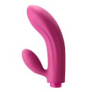 DORR Fulfilled Vibrator mit austauschbaren Aufsätzen Pink
