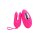 Dorr Ozzy Rabbit Vibro-Ei und Auflegevibrator Pink 8 cm Ø 3,7 cm