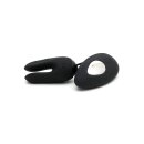 Dorr Ozzy Rabbit Vibrating Egg and Lay-On Vibrator Black 8 cm Ø 3.7 cm
