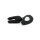 Dorr Ozzy Rabbit Vibrating Egg and Lay-On Vibrator Black 8 cm Ø 3.7 cm