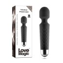 Love Magic IWand Mini Wand Vibrator 20cm Schwarz