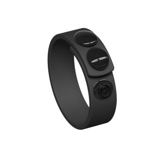 Love to Love Hero Ring Adjustable Cock Ring Black