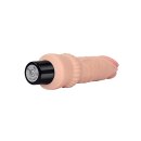 LoveToy Vibrating Real Softee 7.8" / 19.8 cm Realistische Vibrerende Dildo Nude