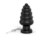 LoveToy King Size Vibrating Anal Cracker 7" / 18 cm Black