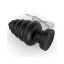 LoveToy King Size Vibrating Anal Cracker 7" / 18 cm Black