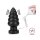 LoveToy King Size Vibrating Anal Cracker 7" / 18 cm Black