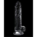 LoveToy Flawless Clear Dildo 7.5" / 19 cm Transparant