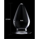 LoveToy Flawless Clear Anale Plug 4.5"/ 12 cm Transparant