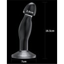 LoveToy Flawless Clear Prostaat Plug 6.5" / 16.5 cm Transparant