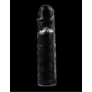 LoveToy Flawless Clear Penis Sleeve + 2" / 5 cm Transparant