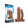 LoveToy Pleasure X Tender Vibrating Double Penis Sleeve + 2" /  5 cm Brown