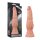 LoveToy Dildo met Aderen 9.5" / 24,5 cm Nude
