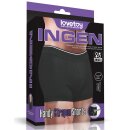 LoveToy Unisex Strap-On Shorts Size S Black