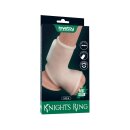 LoveToy Silk Knights Ring Vibrating Penis Sleeve White