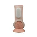 LoveToy Silk Knights Ring Vibrating Penis Sleeve White