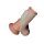 LoveToy Silk Knights Ring Vibrating Penis Sleeve White