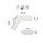 LoveToy Silk Knights Ring Vibrating Penis Sleeve White