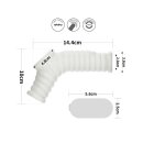 LoveToy Wave Knights Ring Vibrating Penis Sleeve White