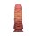 LoveToy - Extreme Dildo with Rope Pattern 24 cm - Brown & Nude
