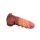 LoveToy - Extreme Dildo with Rope Pattern 24 cm - Brown & Nude
