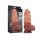 LoveToy - Extreme Dildo with Rope Pattern 24 cm - Brown & Nude