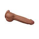 LoveToy - Sliding Skin Dildo 29 cm - Brown