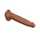 LoveToy - Sliding Skin Dildo 34 cm - Brown