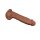 LoveToy - Sliding Skin Dildo 36 cm - Brown