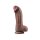 LoveToy Dual Layered Silicone Dildo XXL 28 cm (Ø7.4 cm) Brown