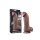 LoveToy Dual Layered Silicone Dildo XXL 28 cm (Ø7.4 cm) Brown
